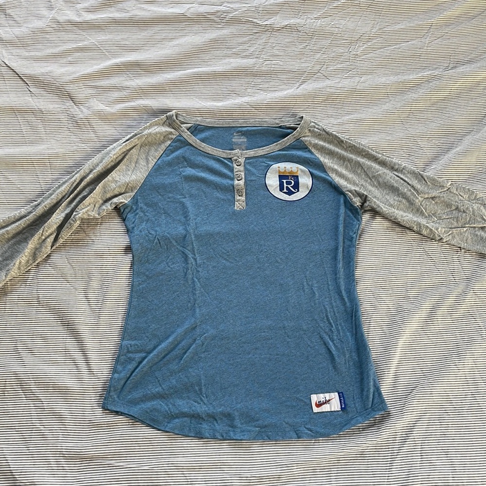 Official KC Royals Henley tee